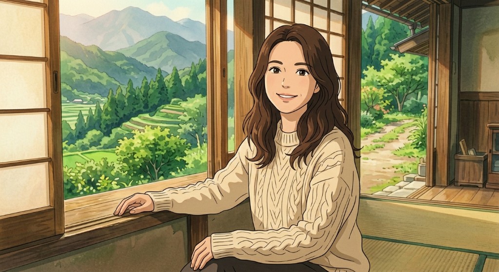 AI Ghibli Style after