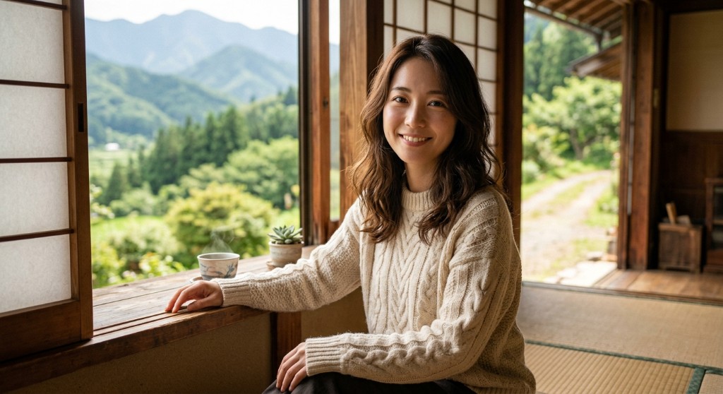 AI Ghibli Style before